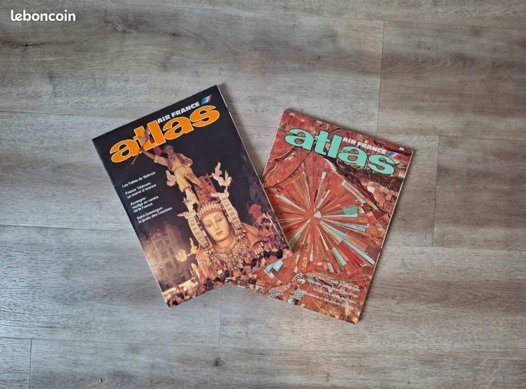 Lot deux magazines Air France Atlas (image 1)