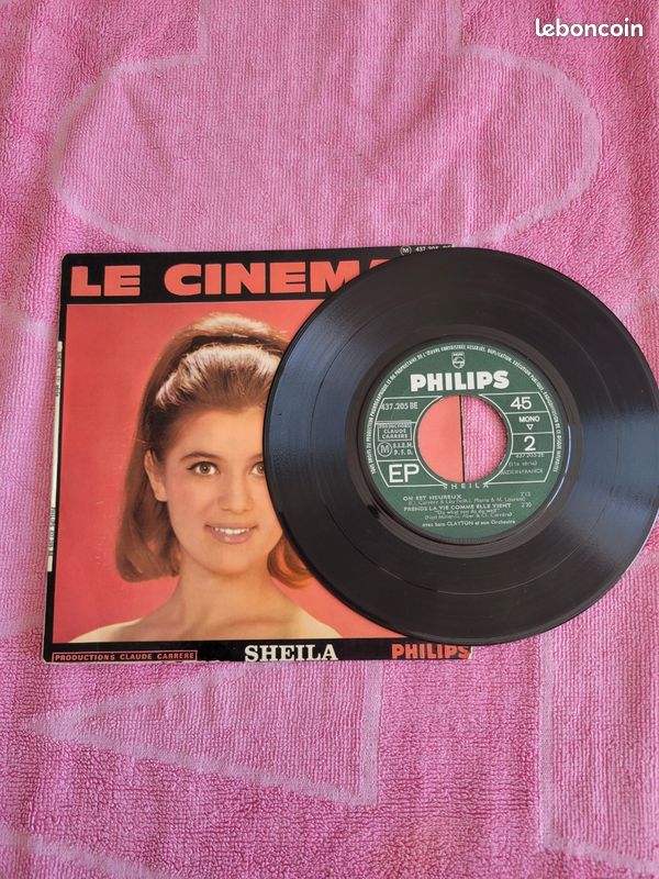 Sheila le cinéma 45 T (image 4)
