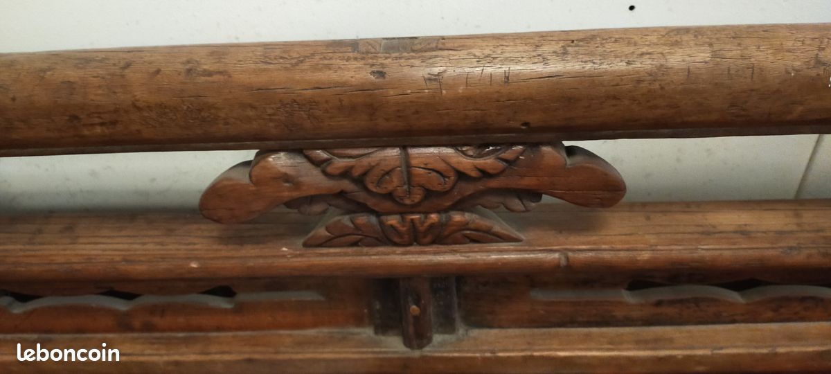 Banc ancien en bois (image 3)