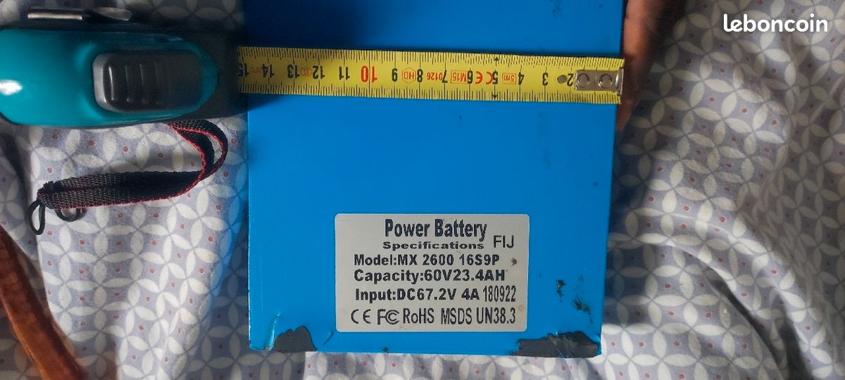 Batterie lithium 60v 23,4ah Vélo trottinette électrique (image 4)