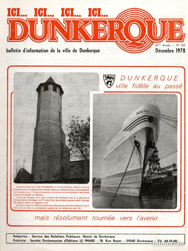 Ici dunkerque - bulletin d'information decembre 1978 (image 1)