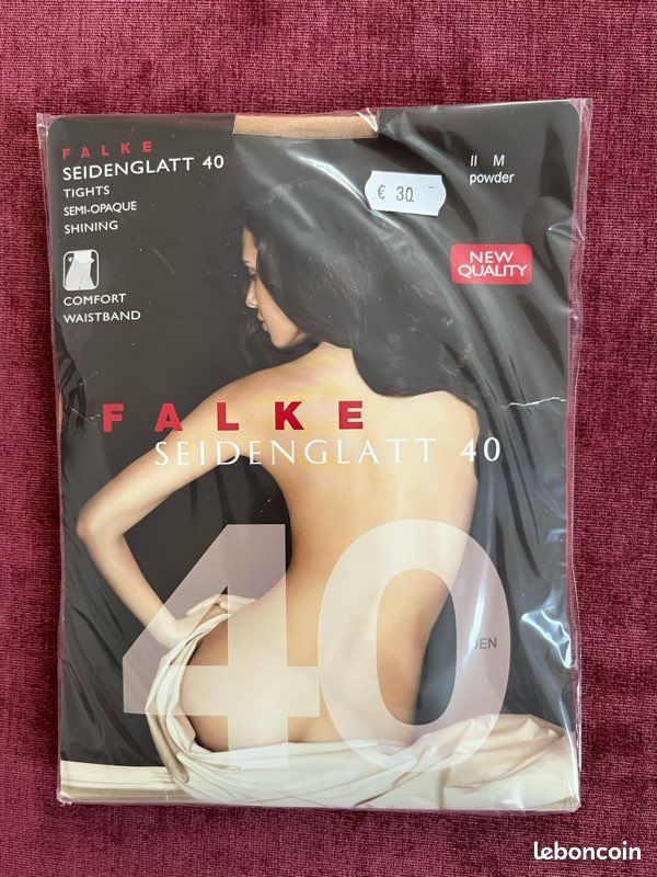 Collants Femme Falke Pure Matt 50 Den – Couleur Marron, Taille L, Semi-transparents, Neufs Avec étiquette