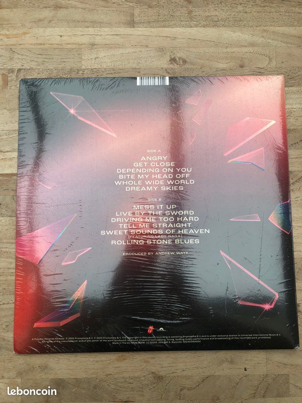 33 T vinyle Rolling stones Hackney Diamonds NEUF (image 2)