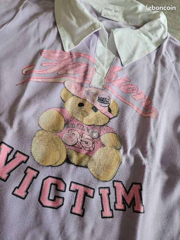 Polo manches courtes fille 12/14 ans (image 2)