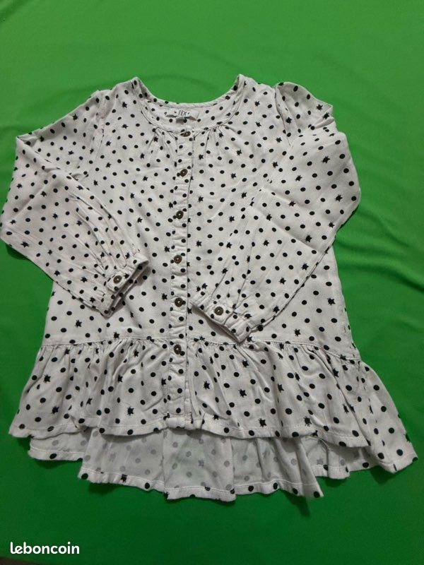 Blouse tunique 5 ans fille coton (image 9)