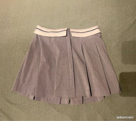 Jupe grise plissée Pimkie Vêtements