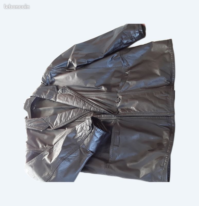 Veste cuir homme (image 1)