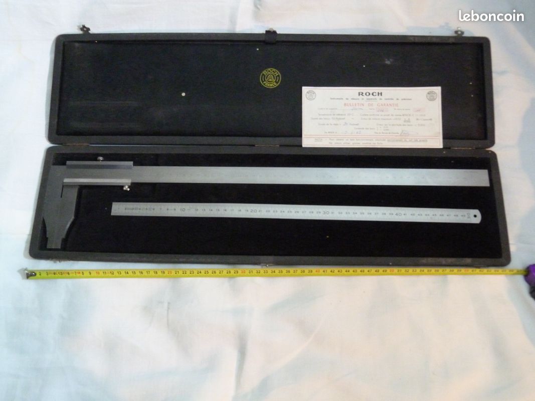 Rare Pied à Coulisse de Précision ROCH France (1963) – 500mm – État Exceptionnel (image 14)