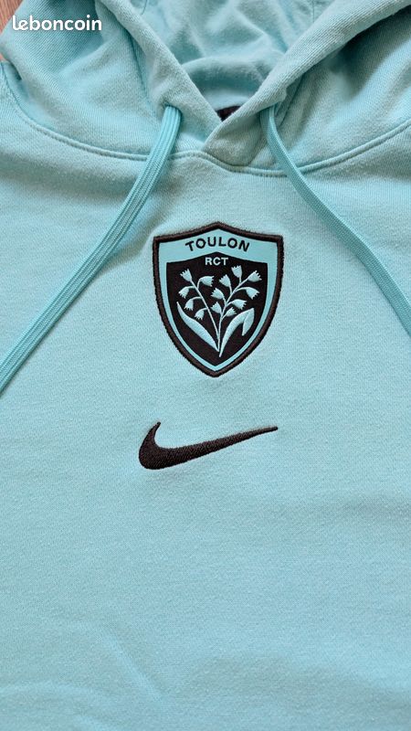 Sweat à Capuche Oversize Rugby Club Toulonnais Fan Beige en vente sur Rugby Shop