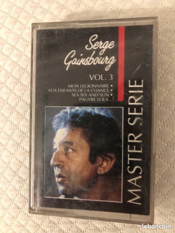 Cassette audio k7 Serge Gainsbourg master serie volume 3 (image 1)