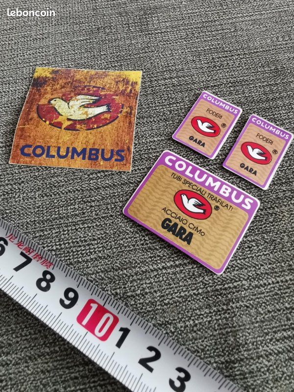Stickers Columbus Fourche - Lot D'Autocollants Neufs - Origine Chine