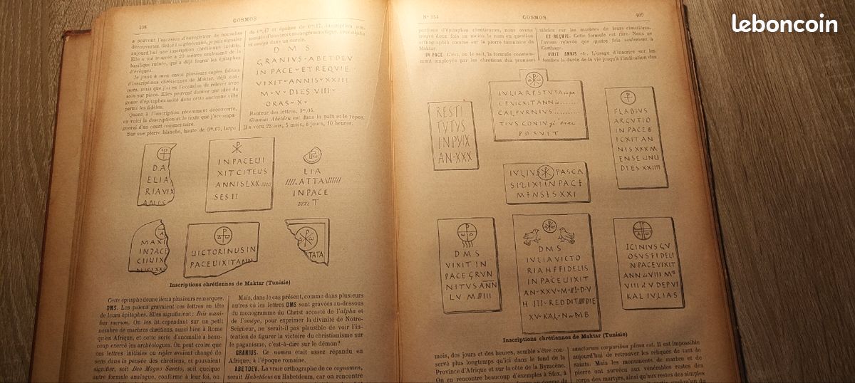 Ancien livre cosmos de 1891 (image 5)