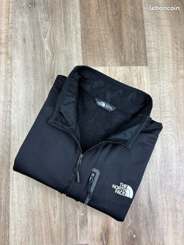 Veste Softshell Zippée The North Face Noire Logo Blanc Toyo Tires Taille XXL (image 1)