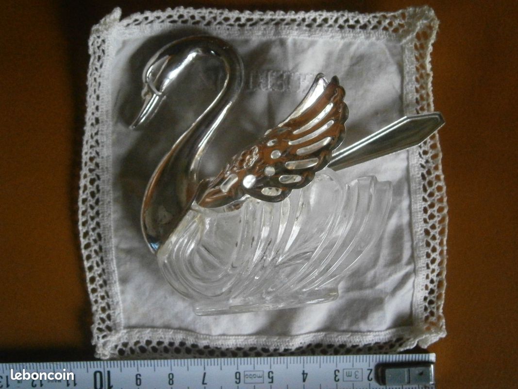 Service de vaisselle - VVIKIZY - Cygne - 6 cuillères - Base en métal