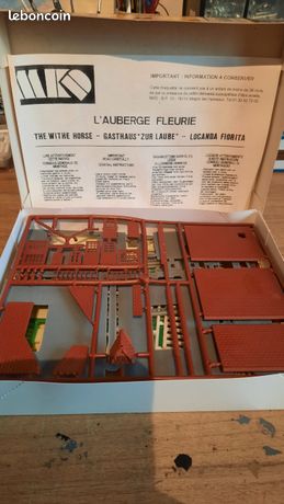 Maquette MKD Auberge Fleurie – Réf. 662, échelle HO, Kit Non Assemblé, édition Limitée