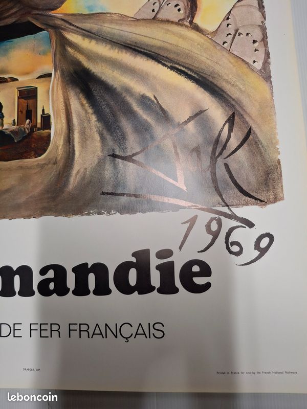 GRANDE AFFICHE , Gravure Originale Signee Germaine Bouret EUR 49,00