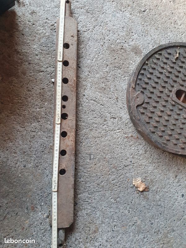 Barre relevage tracteur 8 trous 80 cm (image 1)