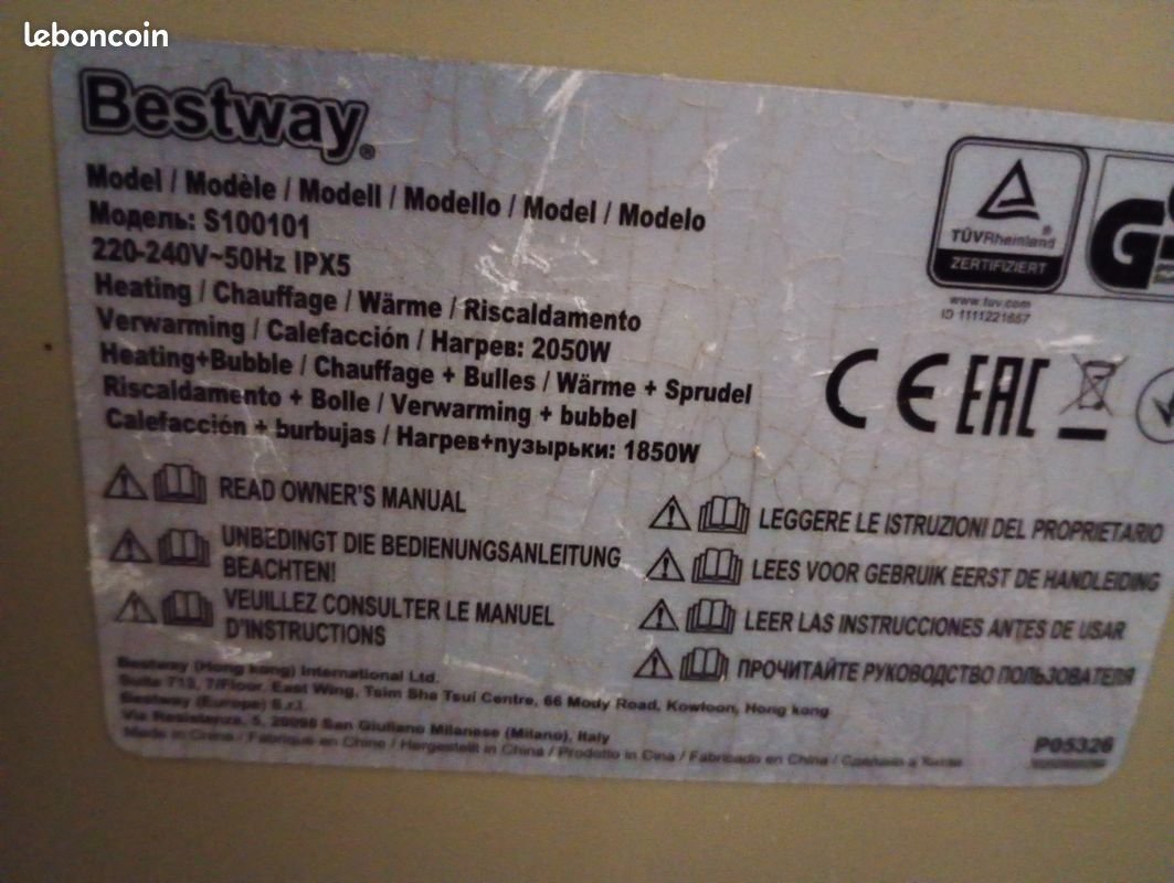 Pompe jaccuzi bestway (image 2)