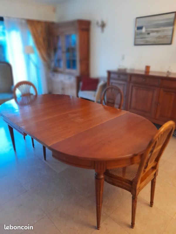 Table Salle à manger merisier massif (image 3)