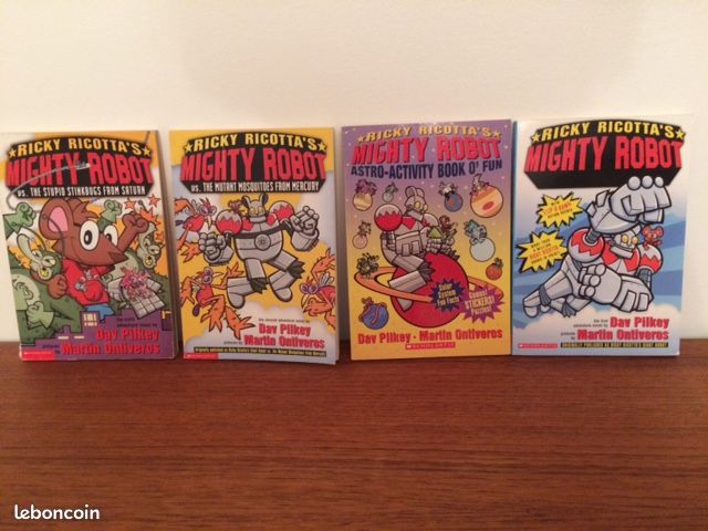 4 petits albums jeunesse en anglais Mighty Robot (image 1)
