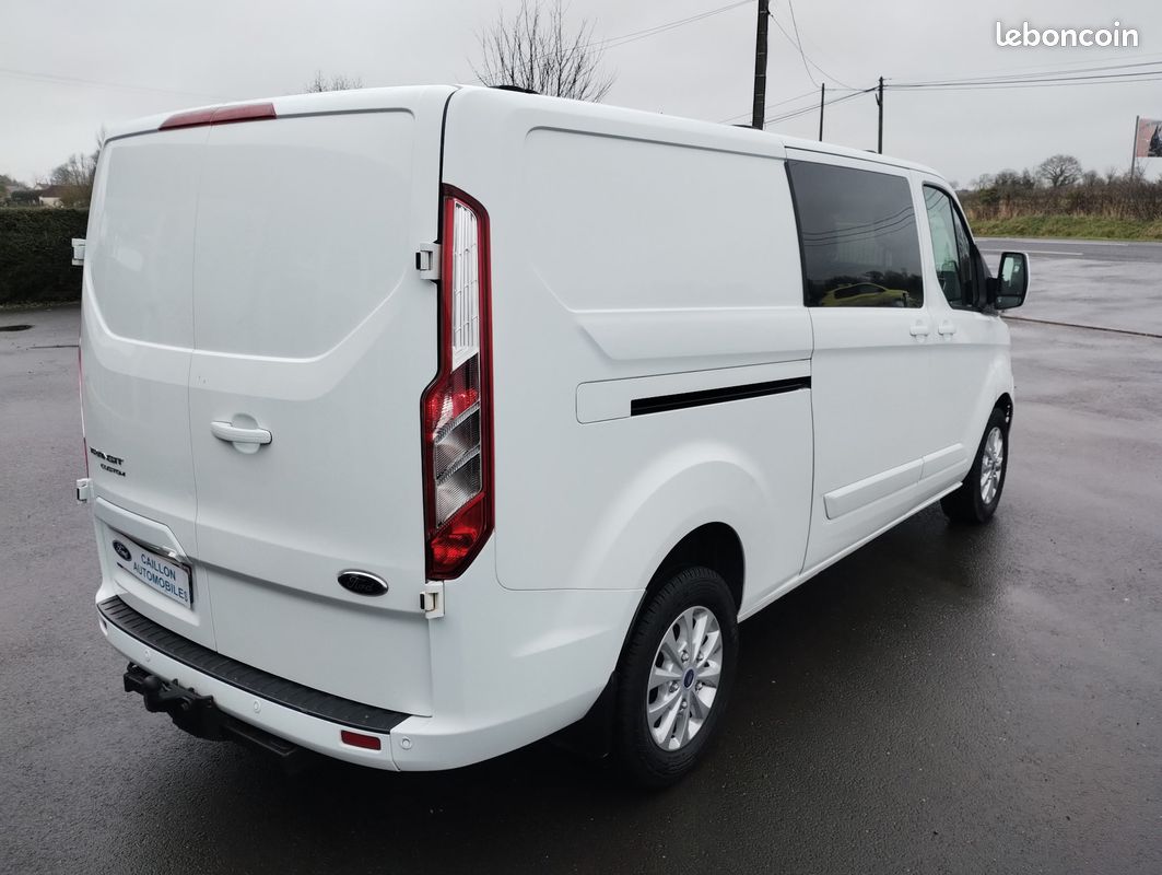 Ford transit custom 320 l2h1 2.0 ecoblue 130 bvm6 cabine approfondie limited (image 4)