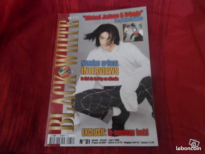 MAGAZINE " BLACK & WHITE " Michael jackson (image 1)