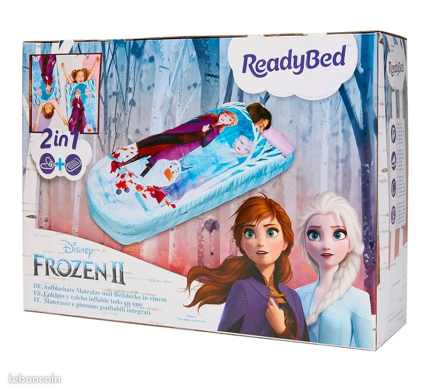 Readybed lit matelas gonflable sac reine des neiges Mobilier enfant