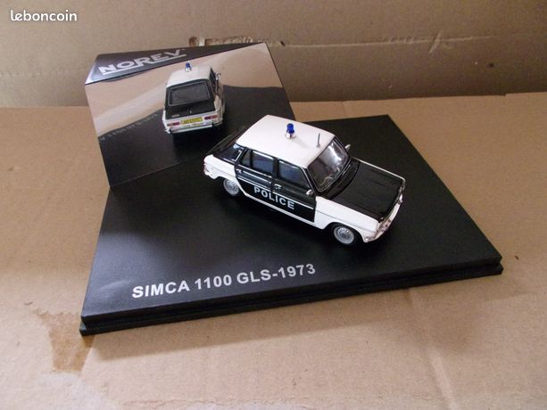 A40 1:43 NOREV SIMCA 1100 GLS 1973 VERT MÉTALLISÉ COMME NEUF EN BOITE TRÈS RA