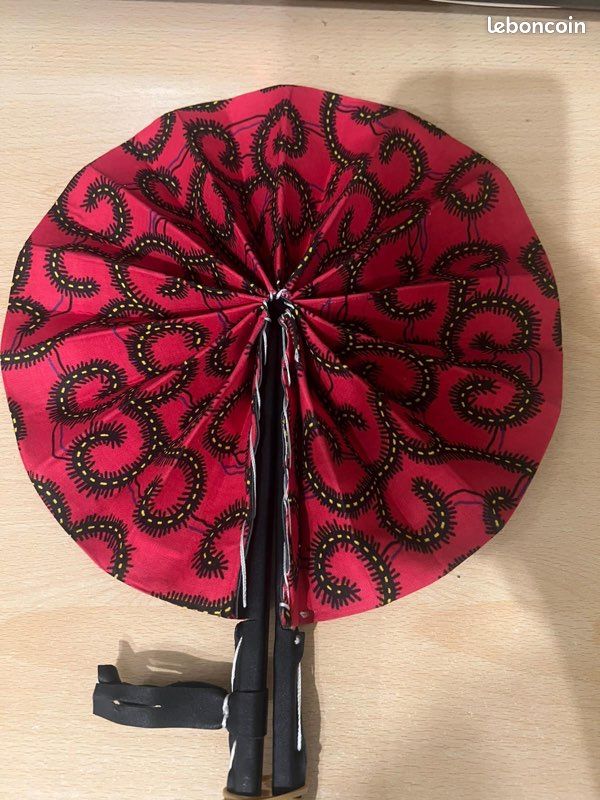 Eventail wax pagne African (image 1)