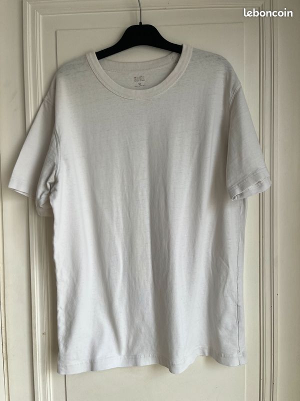 T-shirt blanc - taille M - Uniqlo (image 1)