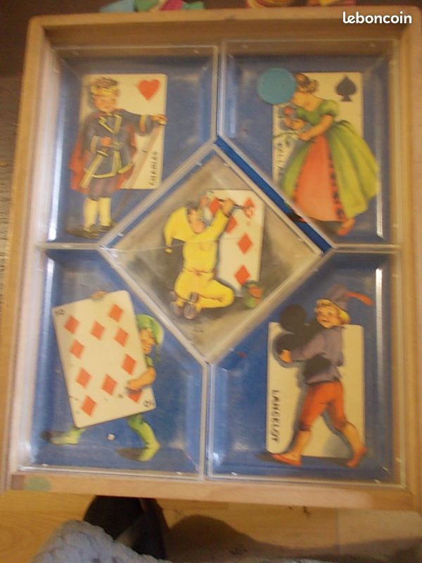 Ancien Jeu De Nain Jaune Illustré Par Jeanne Lagarde - Vintage France