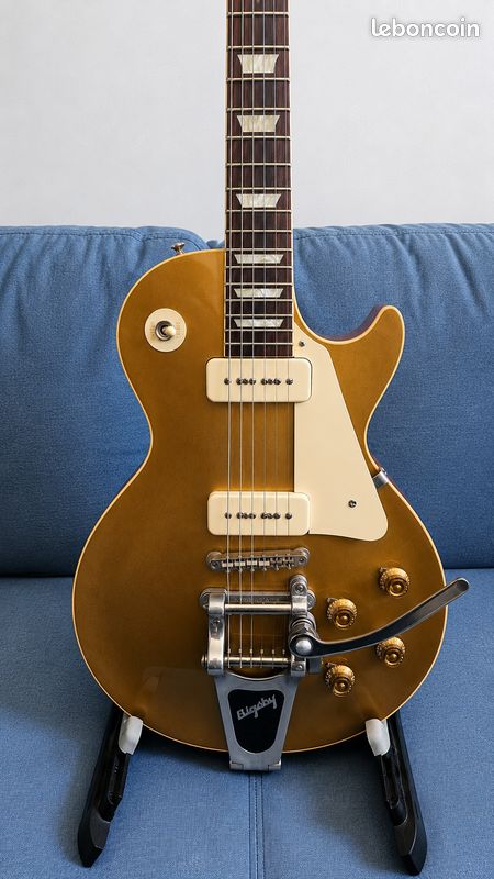 Gibson Custom Shop Les Paul 1956 Goldtop Reissue VOS R6 – 2010 – COA – Bigsby Vibramate (image 3)
