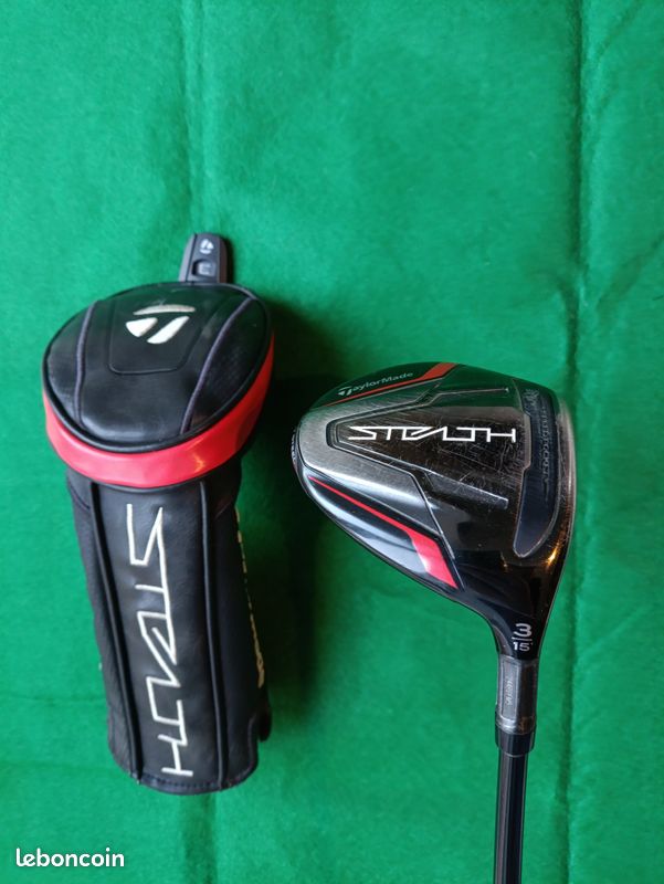 TaylorMade SIM2 3W 15° - Bois De Fairway Titane - Tête Seule Droite - Stiff