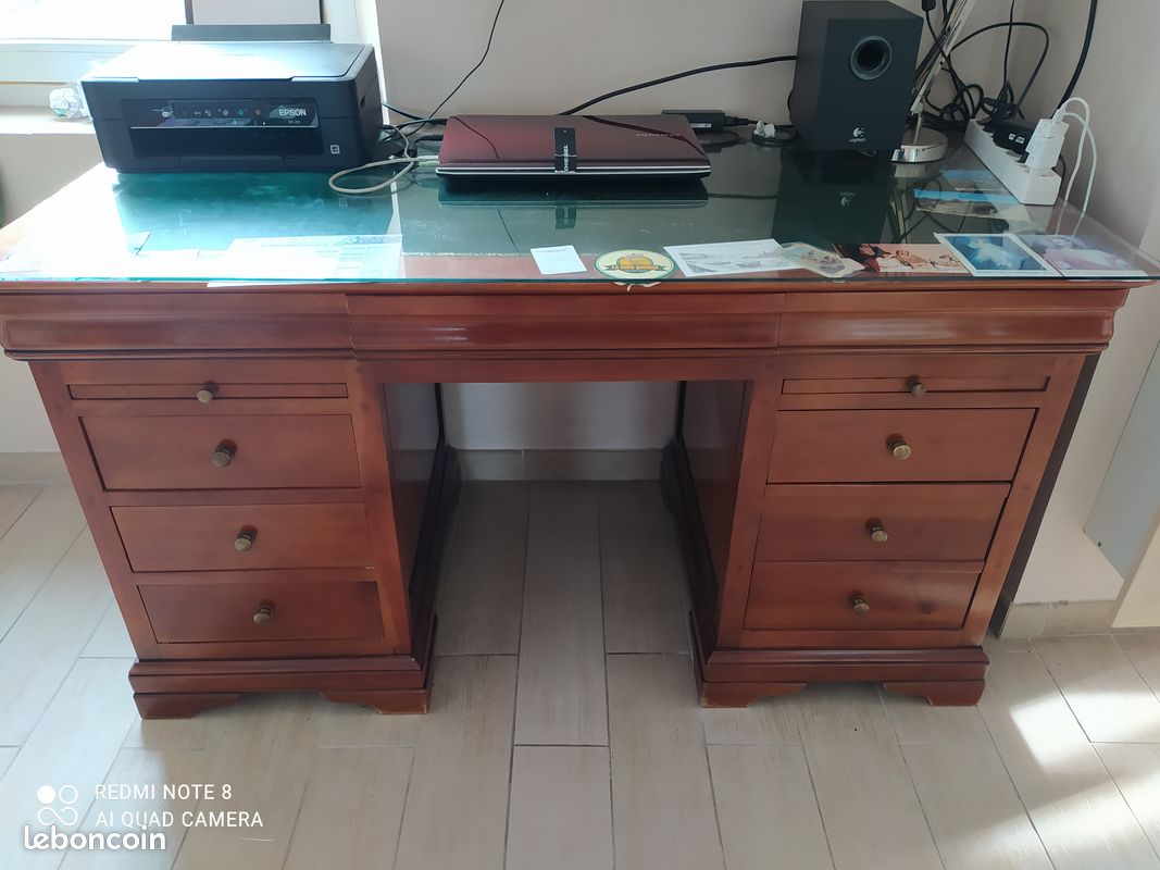 Bureau merisier (image 1)
