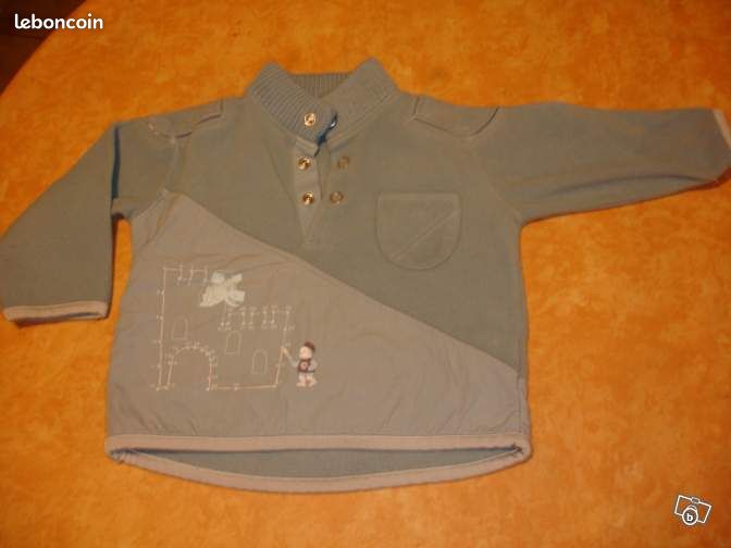 18M bleu pantalon Tim Pouce pull Tout compte fait (image 2)