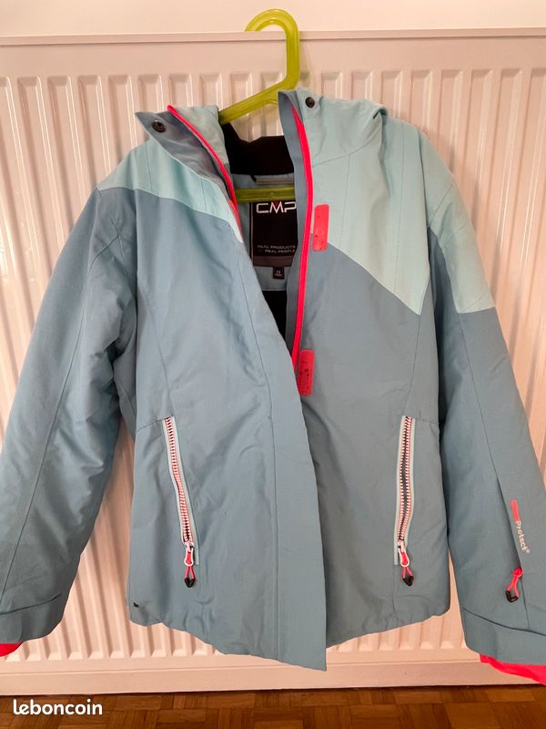 Veste Ski Enfant CMP - Imperméable 10000mm - Respirante - Capuche - Rembourrage Chaud - Sans PFC
