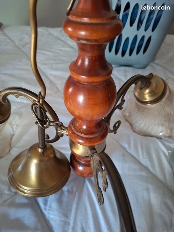 Globe suspension luminaire ancien (image 3)
