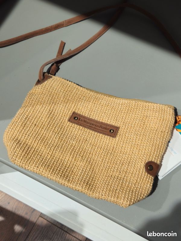Perit sac en corde bandoulière Le voyage en panier (image 1)