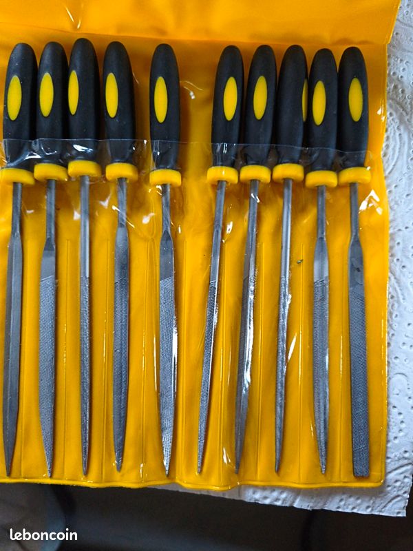Lot De 10 Limes De Précision Pour Modélisme Et Loisirs Créatifs - Marque Integy - Neuf Sous Blister