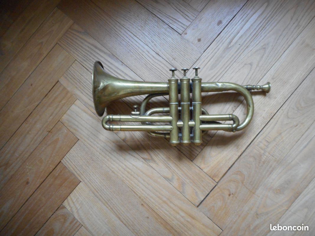 CORNET à PISTONS ancien rare marque du 19ème (image 3)