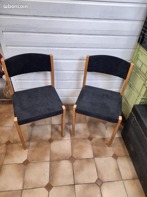 Paire de chaise vintage baumann 1970's (image 2)