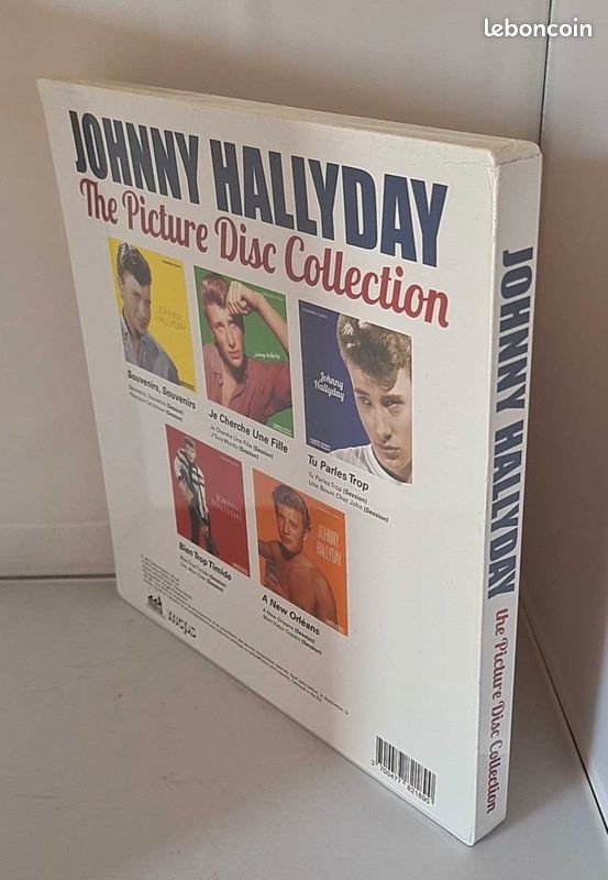 JOHNNY HALLYDAY - The Picture Disc Collection - Coffret 5 LPs - NEUF (image 3)