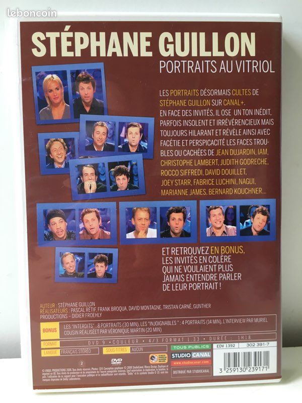 Dvd stéphane guillon portraits au vitriol (image 2)