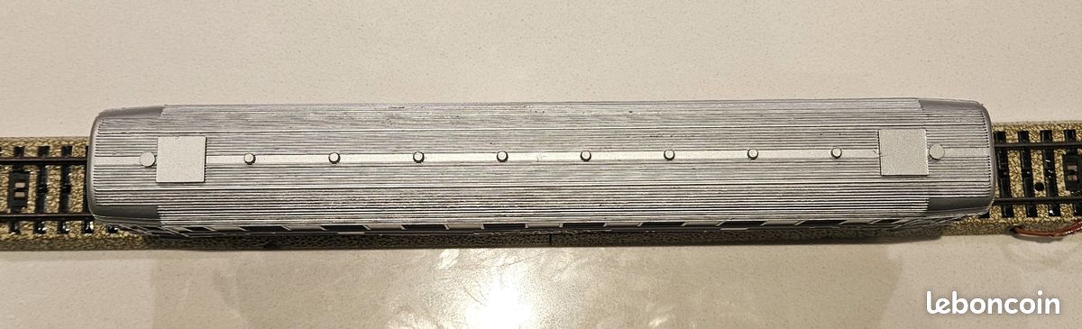 RARE TOP ! TRAIN VB HO - WAGON VOYAGEURS INOX LE MISTRAL N° 260D