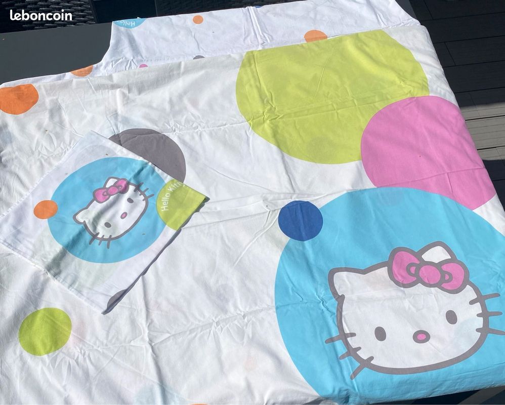 Parure de draps Hello Kitty (image 1)