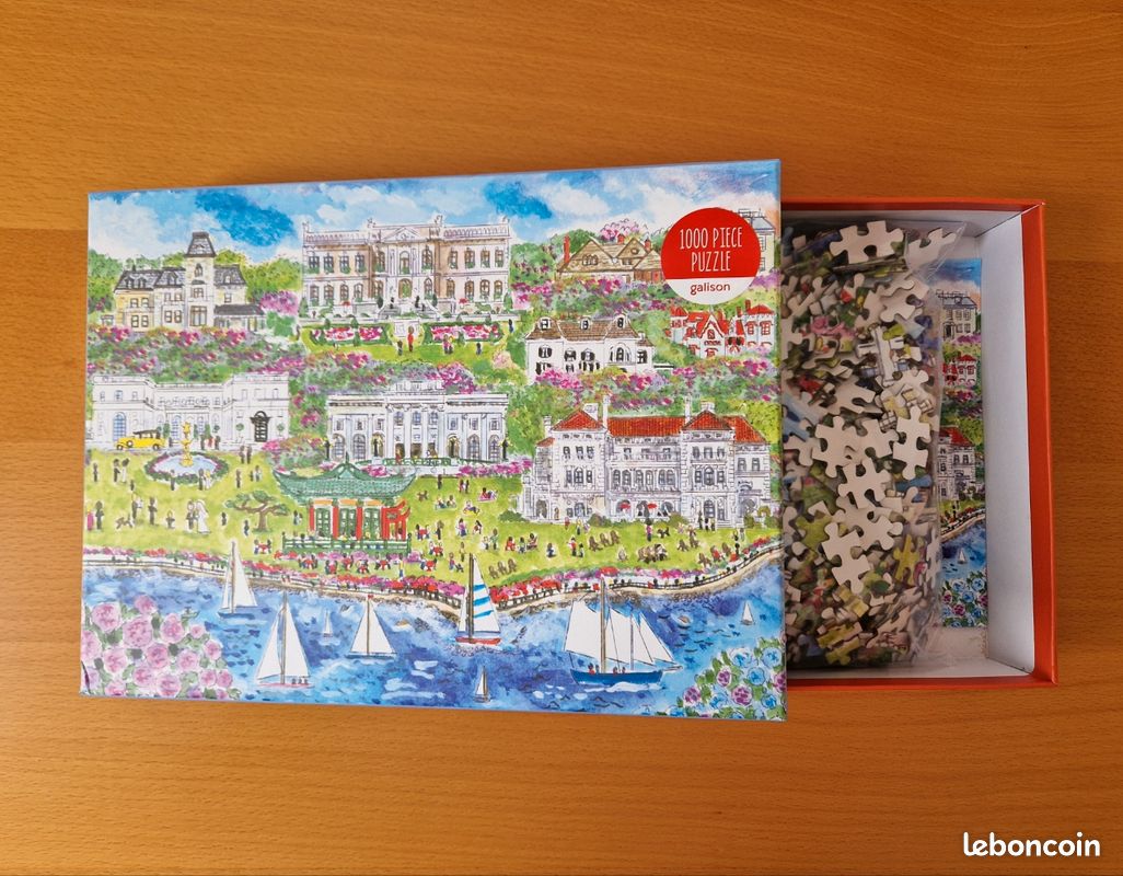 Puzzle Galison 1000 pièces Newport Mansions (image 2)