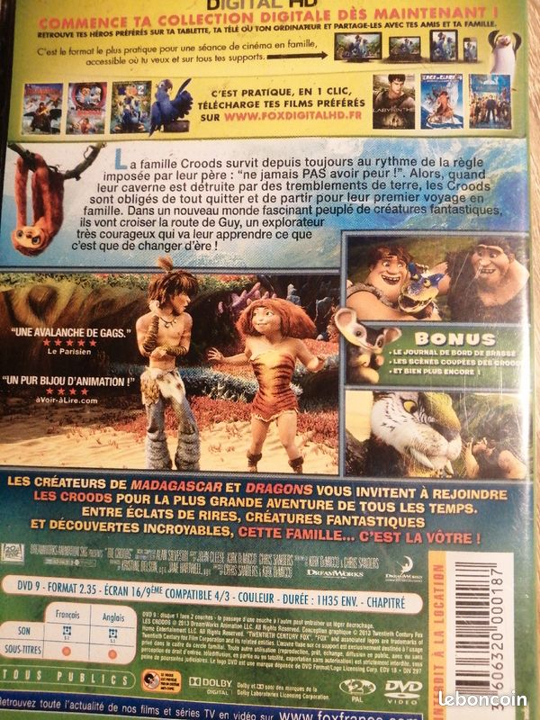 DVD les croods (image 2)