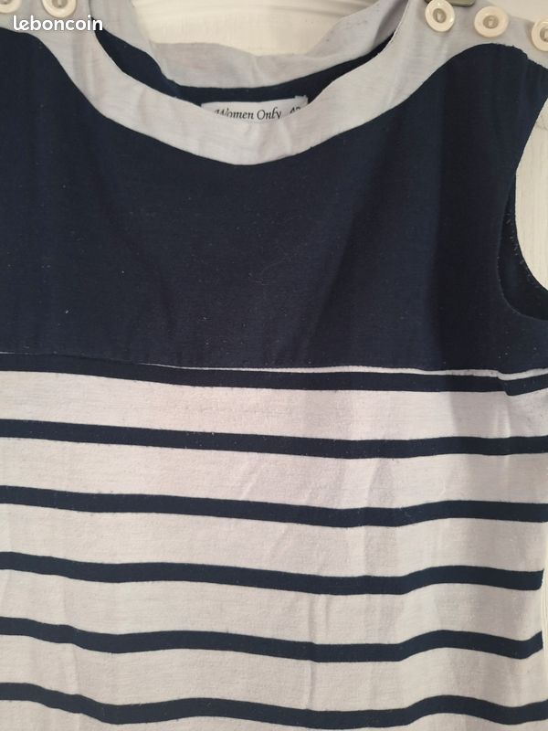 Robe Debadeur Only Taille 42 - Neuf Avec étiquettes - Couleur Dominante Blanc