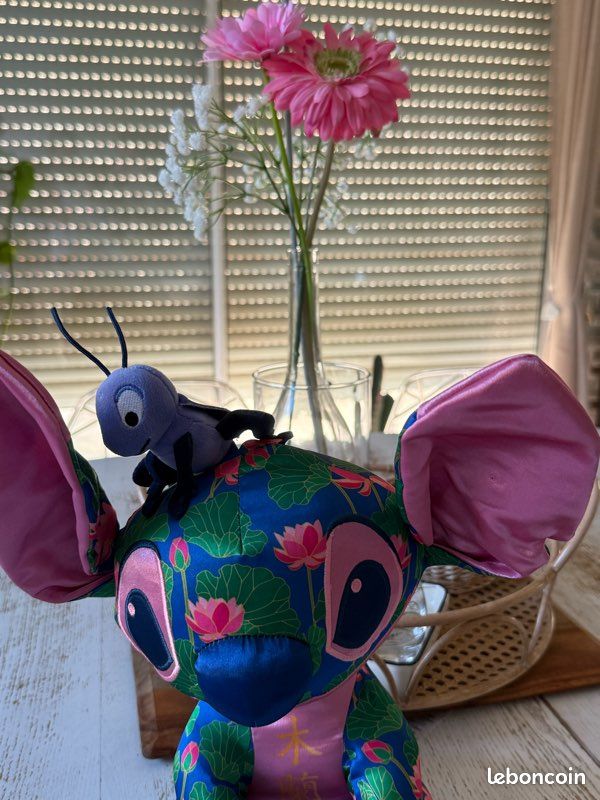 Peluche Stitch - Crossover Mulan 12/12 - Neuve - Pour Enfants 5-7 Ans
