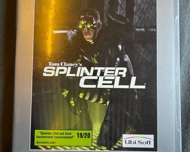 PLV Splinter Cell Chaos Theory - Affiche Promotionnelle PS2 - Bon état